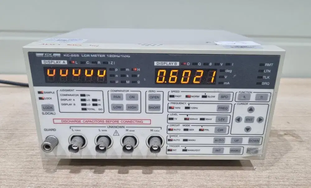 KDK KC-555 LCR Meter 120Hz/1kHz